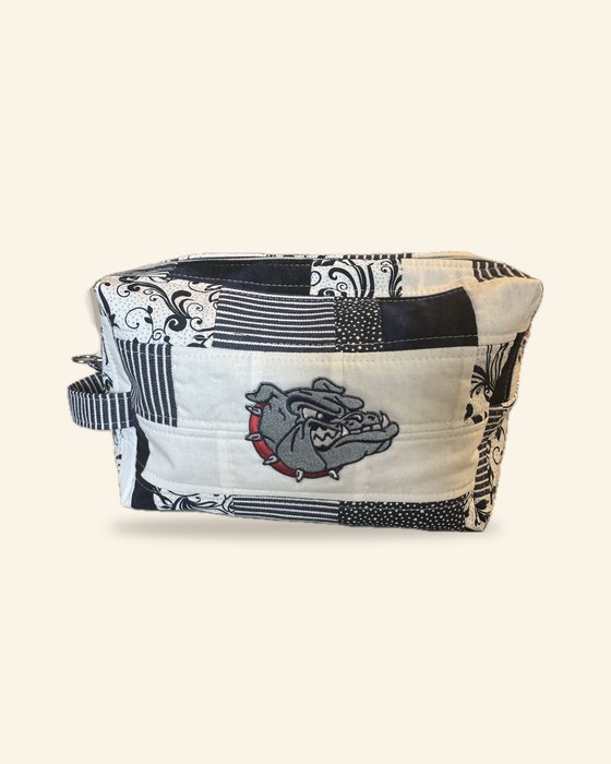 Bulldog Patchwork — handmade by Jodi in Seattle